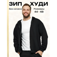 Толстовка EBSH на молнии с капюшоном, размер L, , черный