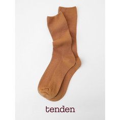 Носки TENDEN, комплект, 2 пары, размер one size, бежевый