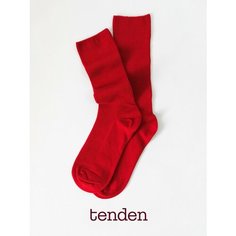 Носки TENDEN, комплект, 2 пары, размер one size, красный