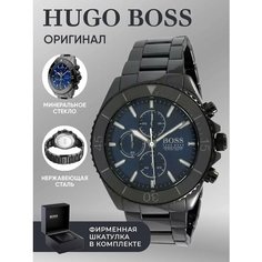 Наручные часы BOSS, черный/синий
