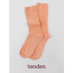 Носки TENDEN, комплект, 2 пары, размер one size, персиковый