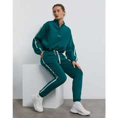 Брюки спортивные Gloria Jeans, размер XXS/158 (36-38), темно-зеленый