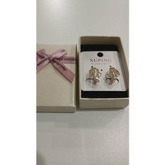 Серьги XUPING JEWELRY, золотистый