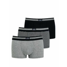 Трусы Jockey Cotton Stretch, комплект из 3 шт., размер M, серый