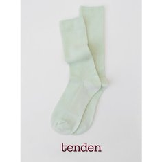 Носки TENDEN, комплект, 2 пары, размер one size, салатовый