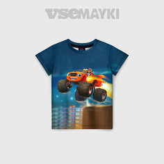 Футболка VseMayki.Ru, размер 104, белый