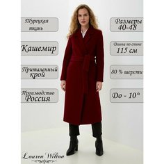 Пальто Louren Wilton, размер 48, бордовый