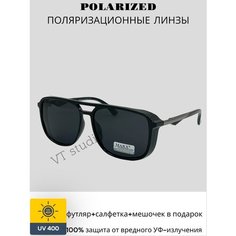 Солнцезащитные очки MARX, черный глянцевый /черный