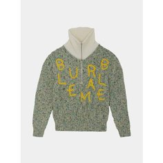 Джемпер Bluemarble Half Zipped Wool Jumper, размер S, , мультицвет
