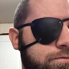 Викторианский пиратский повязка на глаз, right eye нет