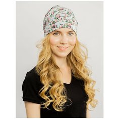 Шапка бини ANRU для женщин, размер Универсальный, розовый, зеленый, белый, голубой