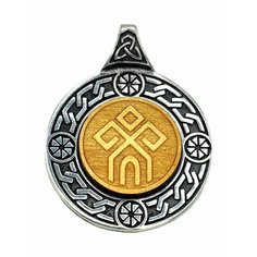 Славянский оберег, подвеска Первый Сувенирный Заводъ, серебристый