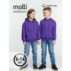 Худи molti, размер 6 лет, фиолетовый