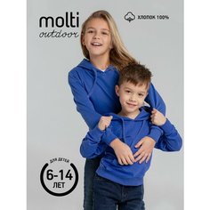 Худи molti, размер 6 лет, ярко-синий