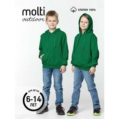 Худи molti, размер 6 лет, зелeный