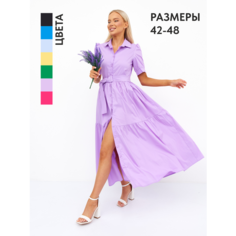 Платье EBO, размер 42, фиолетовый