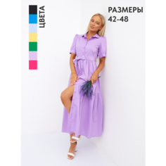 Платье EBO, размер 48, фиолетовый