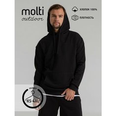 Худи molti, размер 44, , черный, Черный