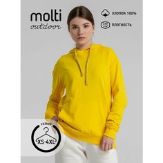 Худи molti, размер 56, , желтый