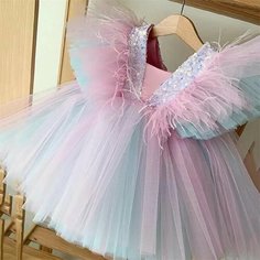 Платье, размер 140, розовый Max Garment
