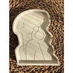 Подставка для украшений Home AromaLab, 11.5х1.5х15.5 см, , белый