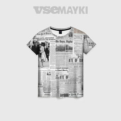 Футболка VseMayki.Ru, размер 48/50, белый