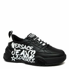 Кроссовки Versace Jeans Couture Versace Jeans Couture 75YA3SF1, размер 39, черный