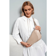 Сумка поясная Igermann, фактура гладкая, beige