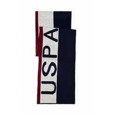 Шарф U.S. POLO ASSN. для мужчин и женщин, универсальный, темно-синий