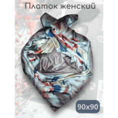 Платок Lavantti для женщин,90х90 см, коричневый