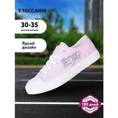 Кеды T.Taccardi Кеды детские для девочек T.TACCARDI размер 30 цвет розовый, размер 30, розовый