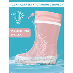 Сапоги NIKASTYLE 16м15424, размер 34, розовый