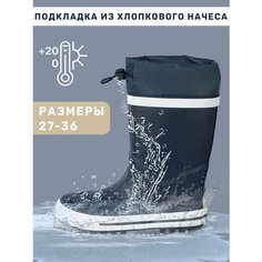 Сапоги NIKASTYLE 16м15424, размер 35, синий