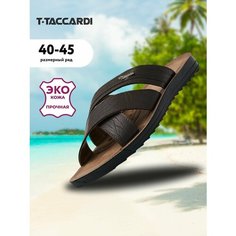 Шлепанцы T.Taccardi, размер 40, коричневый