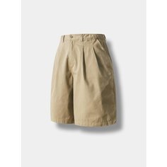 Шорты ANGLAN Stitch Chino Half Pants, размер OneSize, бежевый