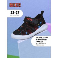 Сандалии Biker, размер 22, черный