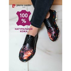 Полуботинки Pierre Cardin, размер 36, черный