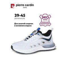 Кроссовки Pierre Cardin Осень-зима 2024, полнота G (EU)/ на среднюю и широкую стопу, размер 42, белый