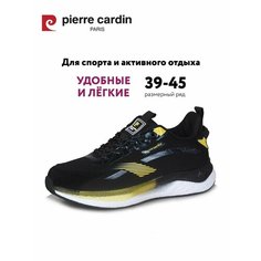 Кроссовки Pierre Cardin Осень-зима 2024, полнота G (EU)/ на среднюю и широкую стопу, размер 45, чёрный