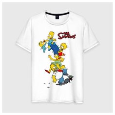 Футболка, размер L, белый Нет бренда