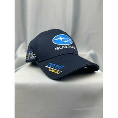 Бейсболка SUBARU Бейсболка мужская SUBARU кепка СУБАРУ для мужчин и женщин, размер one size, темно-синий