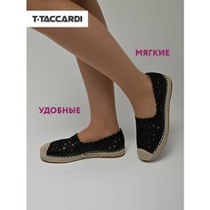 Эспадрильи T.Taccardi, размер 39, черный