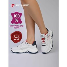 Кроссовки Pierre Cardin Осень-зима 2024, полнота G (EU)/ на среднюю и широкую стопу, размер 40, белый