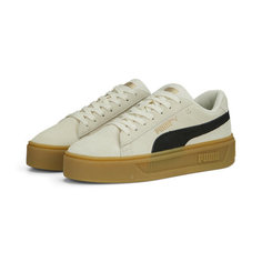 Кеды PUMA Smash Platform v3 SD, размер 6,5 UK, Pristine-PUMA Black-PUMA Gold