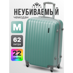 Чемодан TEVIN, 62 л, размер M, море