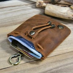 Кошелек KESHBAG, коричневый
