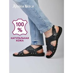 Сандалии Alessio Nesca, размер 40, темно-синий