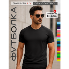 Футболка ROLY, размер 56, черный