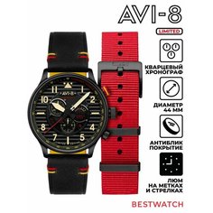 Наручные часы AVI-8, черный