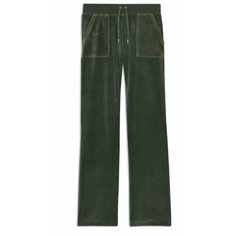 Брюки Juicy Couture, размер XS, зеленый